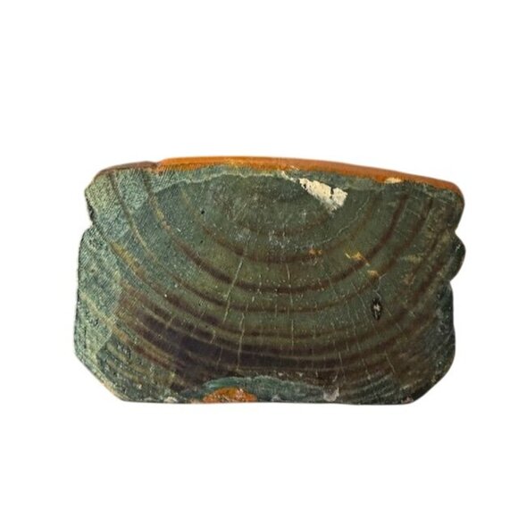 Hand-Carved Wooden Santa Figurine With Deer - Picture 5 of 5